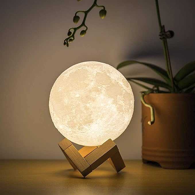 3D Moon Lamp Changeable Sensor