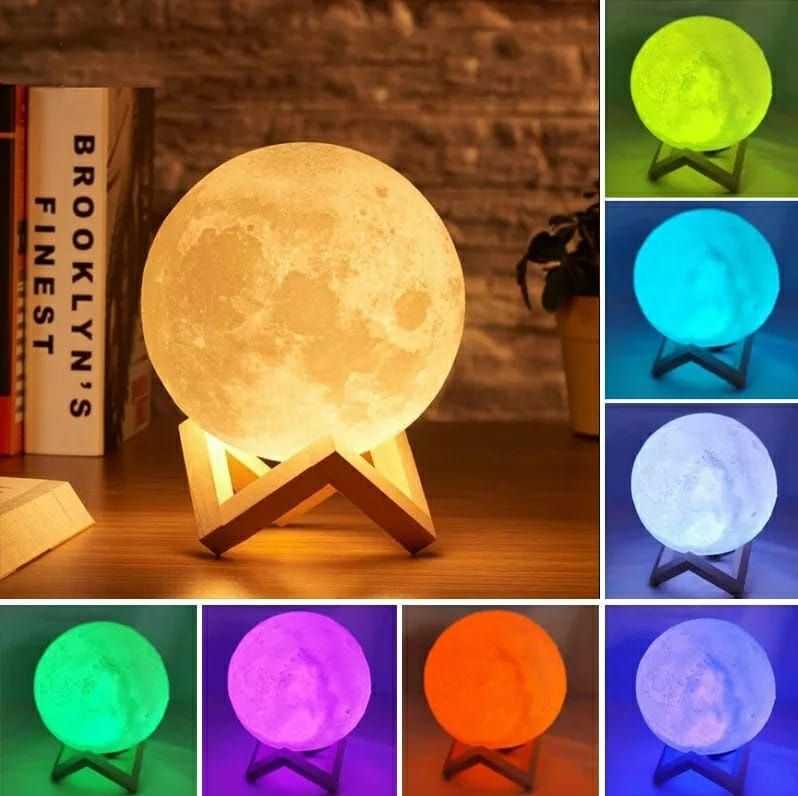 3D Moon Lamp Changeable Sensor