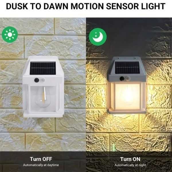 Solar Sensor Outdoor Waterproof Wall Lamp