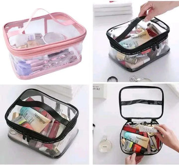NEW Transparent Waterproof Square Cosmetics Organizer